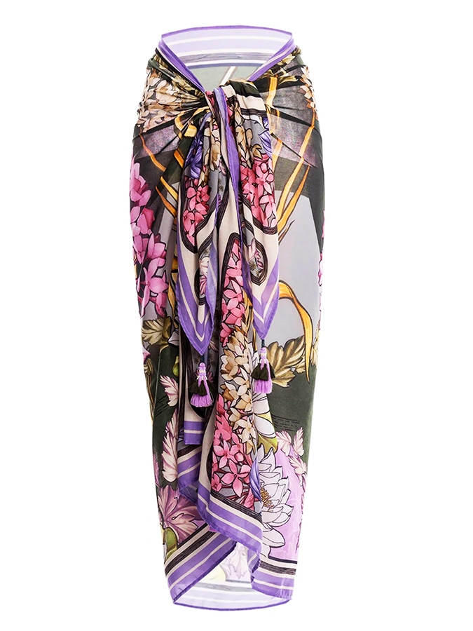 Floral Print Bikini and Cover Up