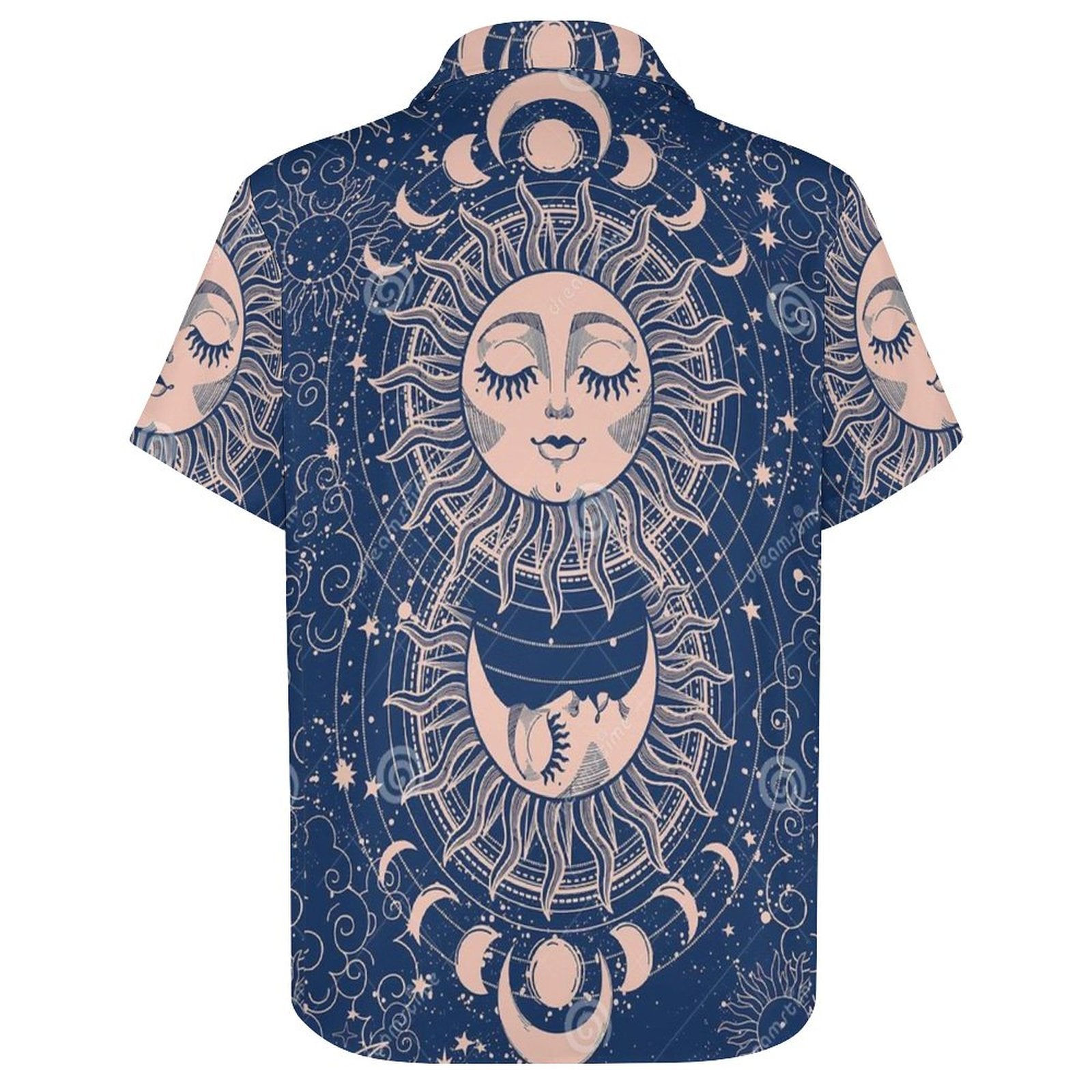 Men's Fashion Casual Printed Short Sleeve Shirts 2306100972