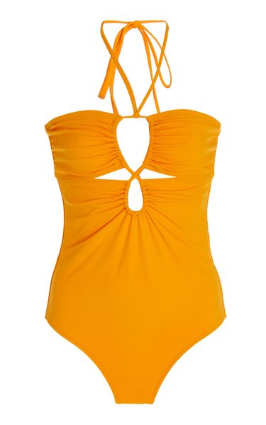 Women‘s Sexy Solid Color One Piece Swimsuit