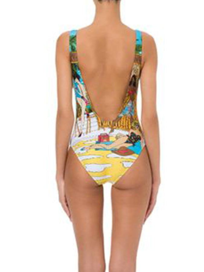 Printed Fashion One Piece Swimsuit