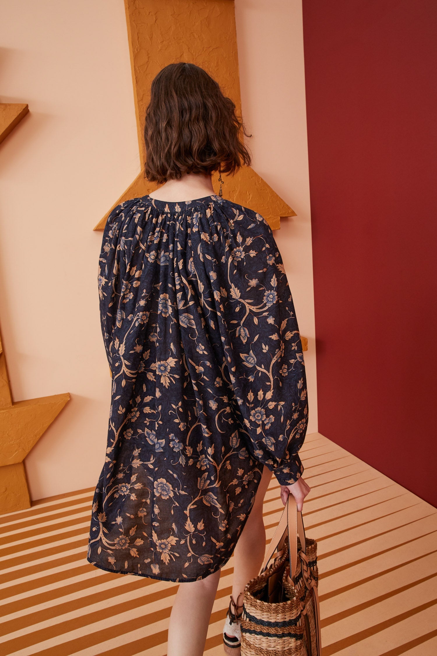 Ruffled Split Swimsuit Set and Dress