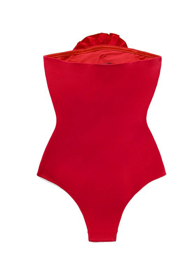 Fashion Flower Design Beach One Piece Swimsuit