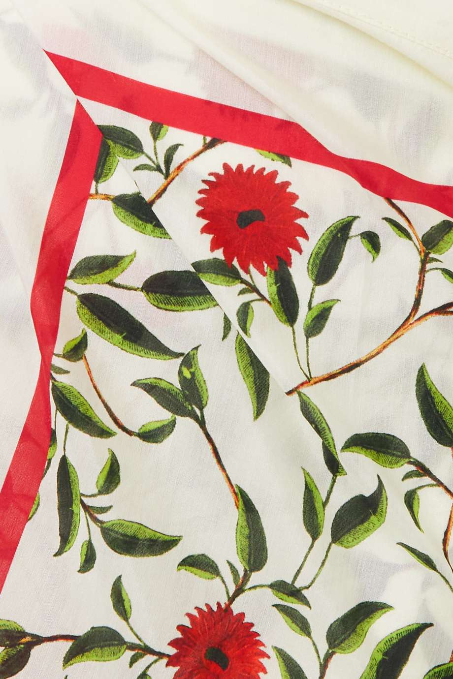 Floral Print One-Piece Swimsuit Set