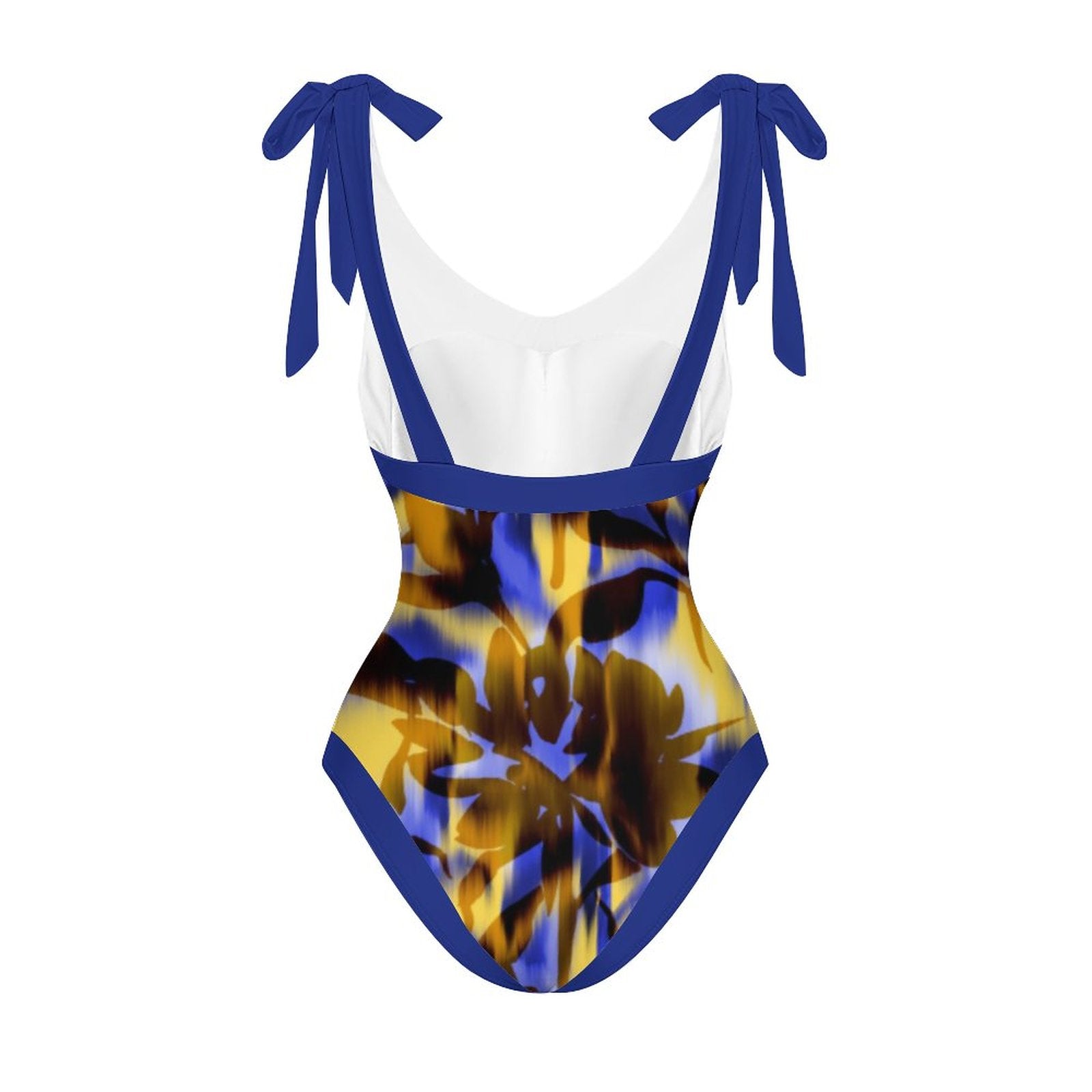 Casual Printed One-Piece Swimsuit And Cover Up 2305102504