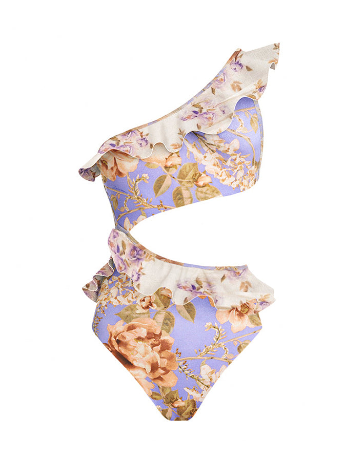 Printed Cut Fashion One Piece Swimsuit