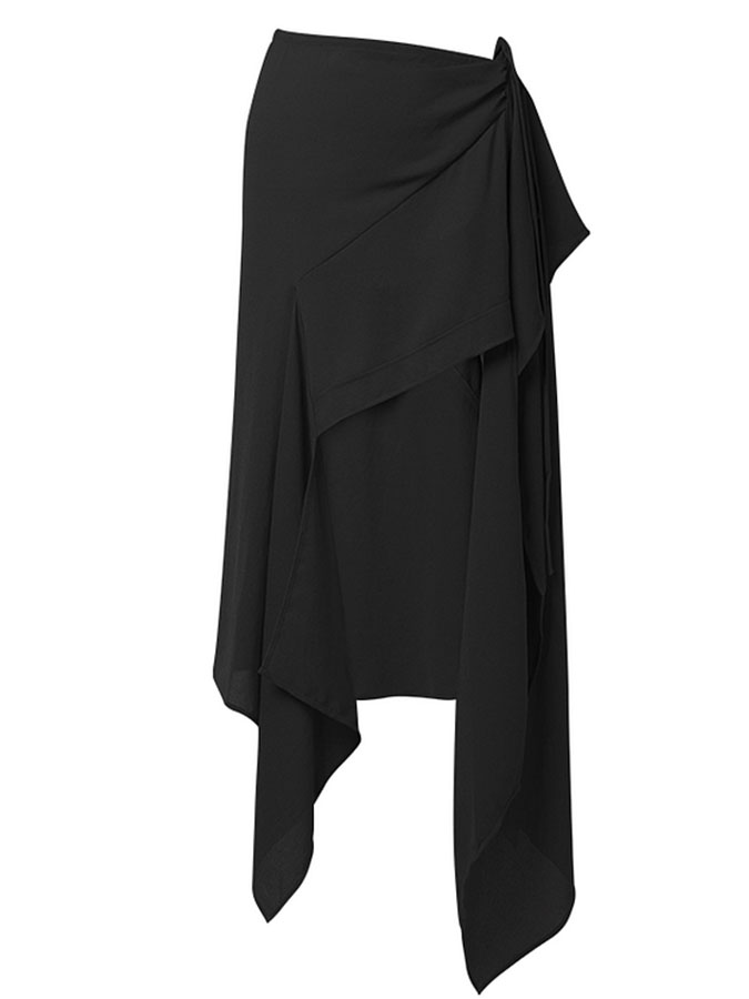 Bow-tie Pearl Decor Swimsuit and Skirt