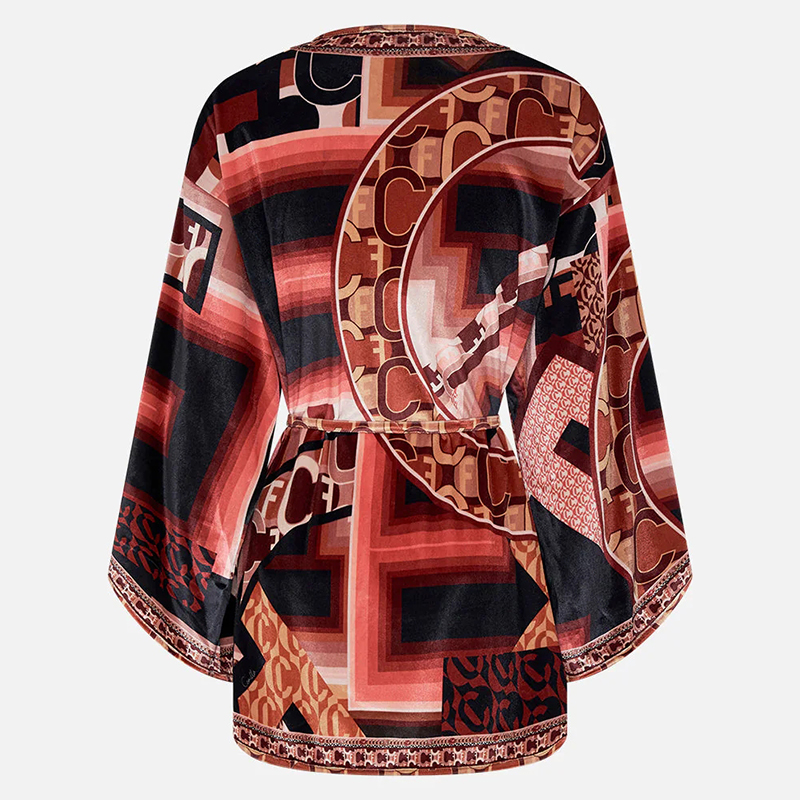 Printed One Piece Swimsuit  and Cover-up