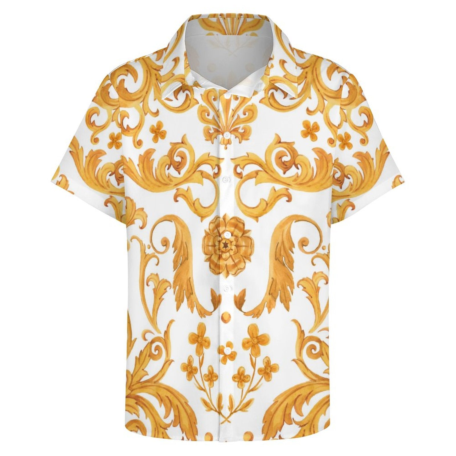 Men's Fashion Casual Printed Short Sleeve Shirts 2306101108