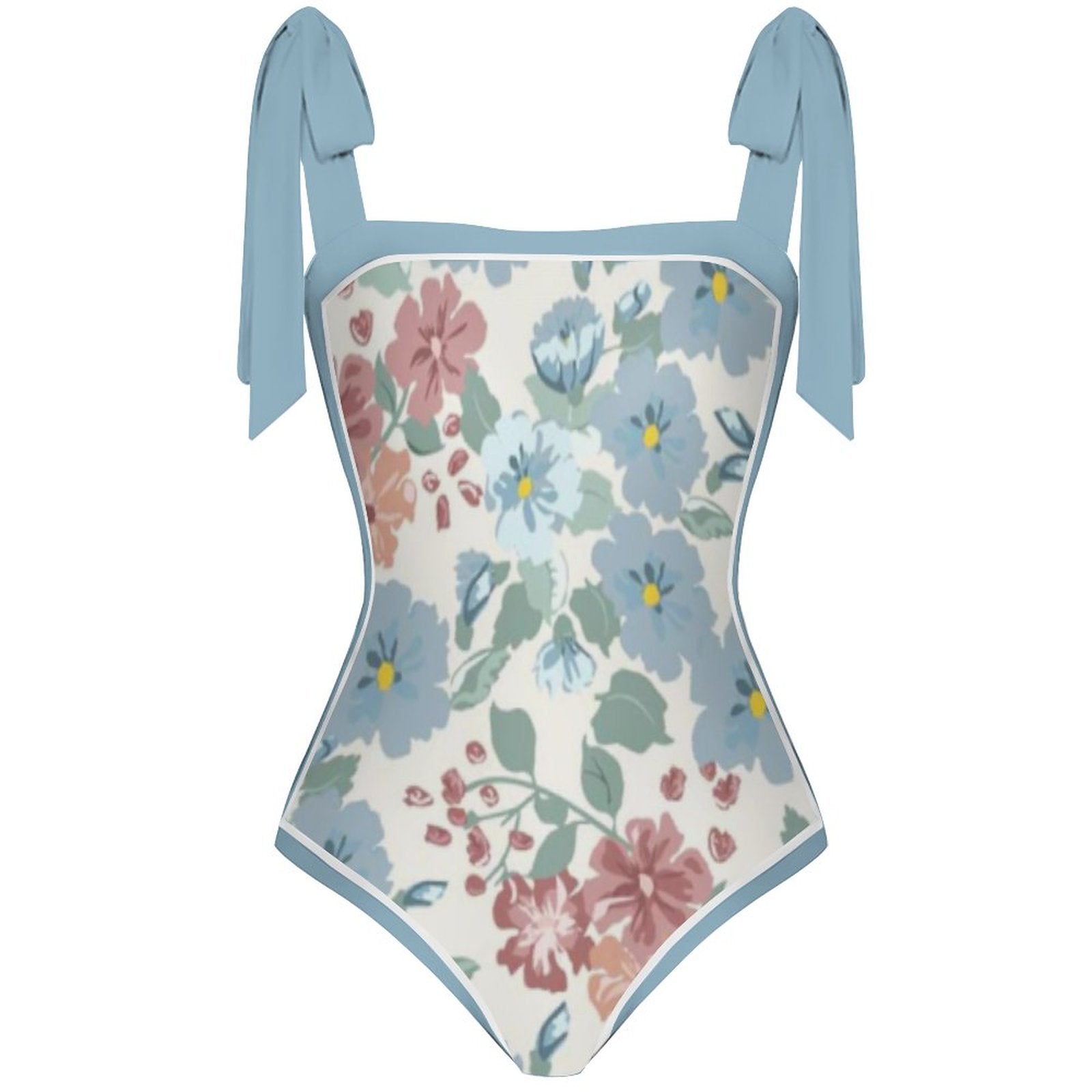 Fashion Printed One Piece Swimsuit And Cover Up 2305104414