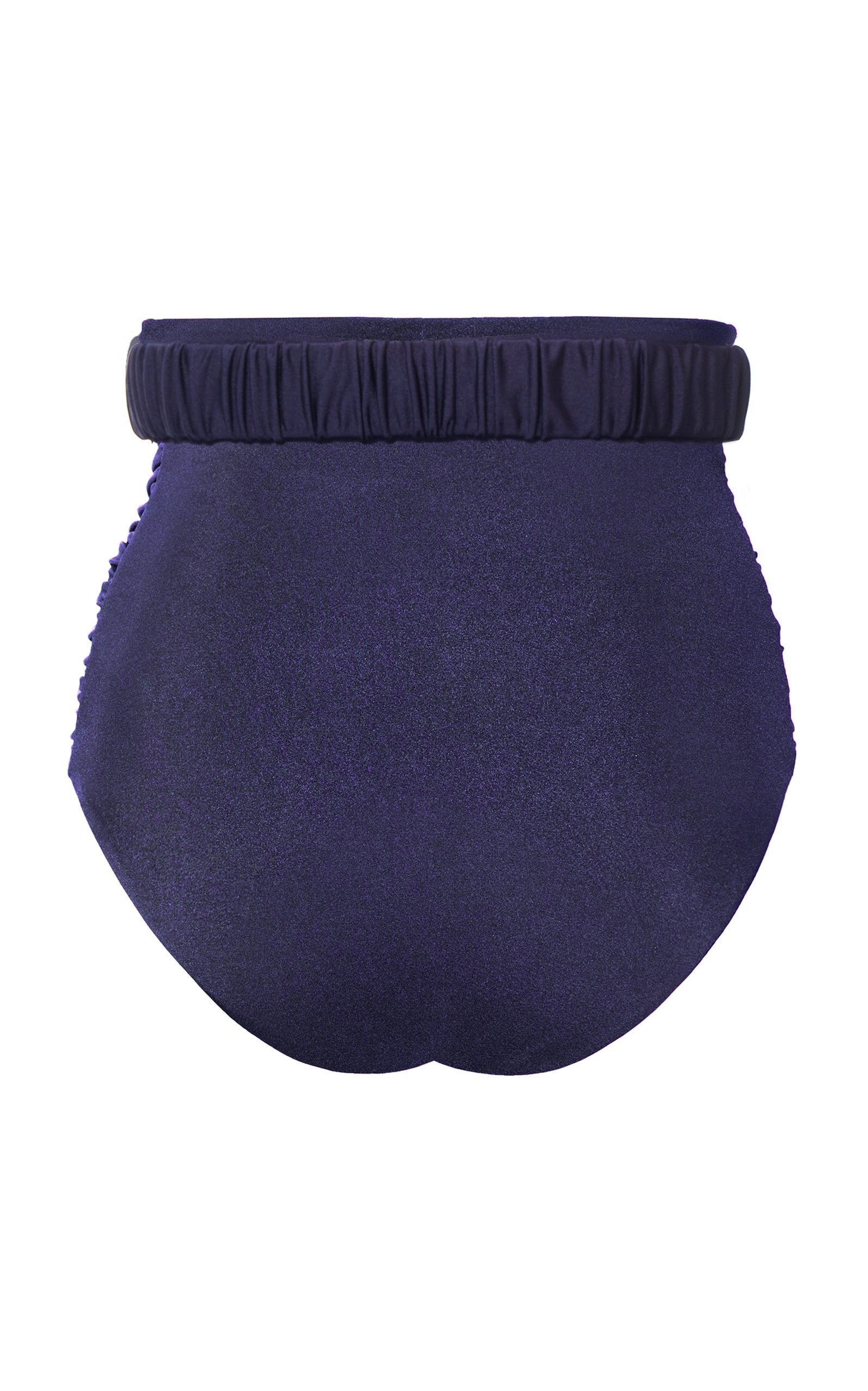 Solid Color Backless Split Swimsuit