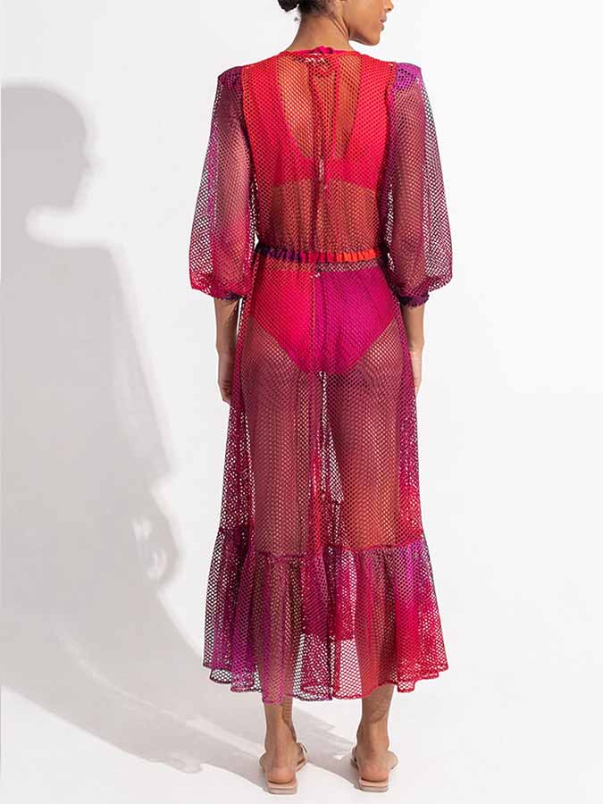 Solid Cutout Tie One Piece Swimsuit