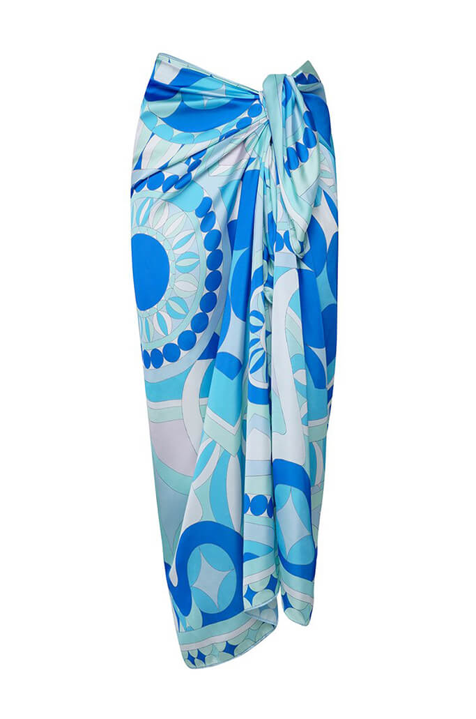 Fashion Halterneck Print Bikini Set