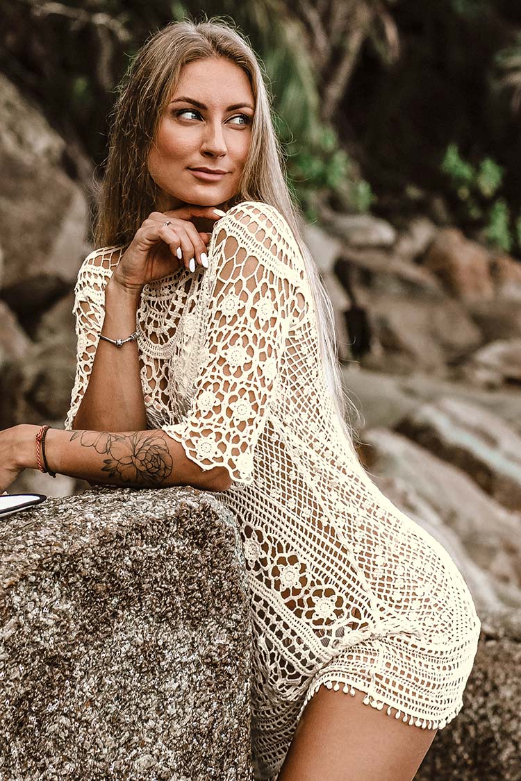 Boho Hollow-Out Cover Up