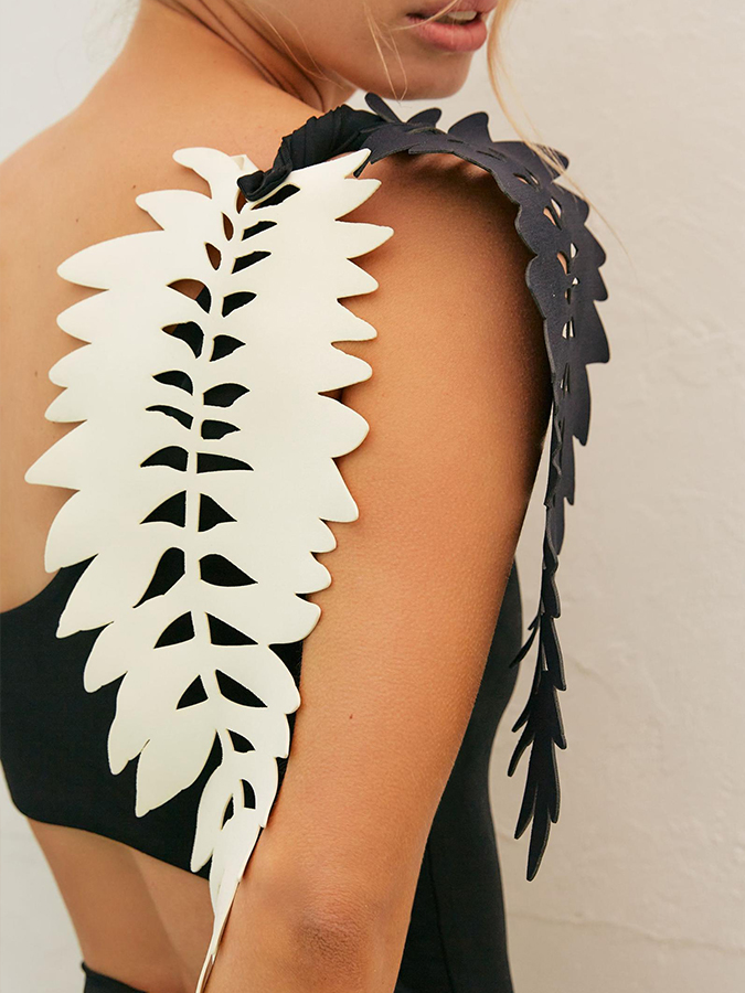 One-Shoulder Irregular Design Beach One-Piece Swimsuit