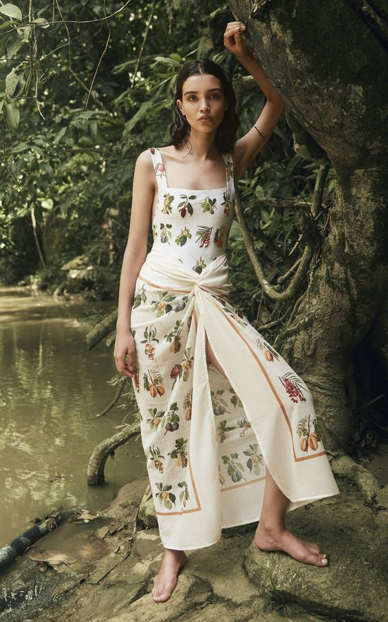 Fashion Print One-Piece Swimsuits and Coverups