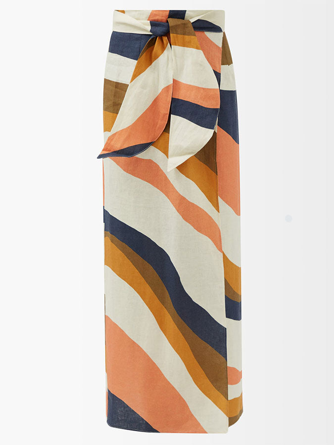 Fashion Colorblock Print One Piece Swimsuit and Cover Up