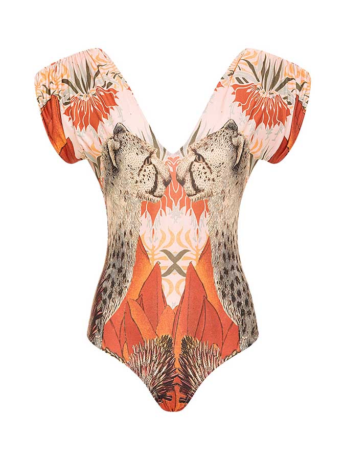 Animal Print Fashion One Piece Swimsuit
