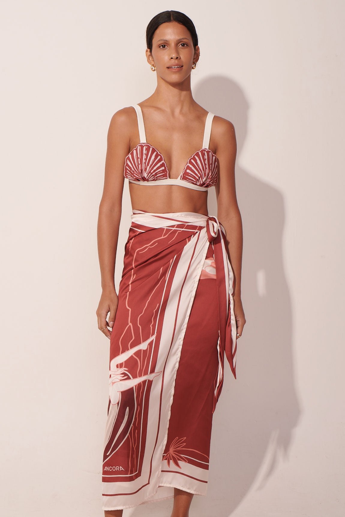 Printed Bikini and Cover Up