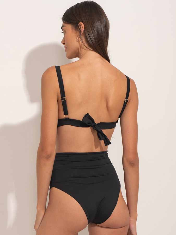 Solid Color Fashion Bikini and Skirt