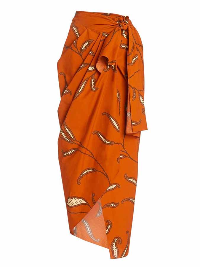 Ruffled Printed One-piece Swimsuit Set