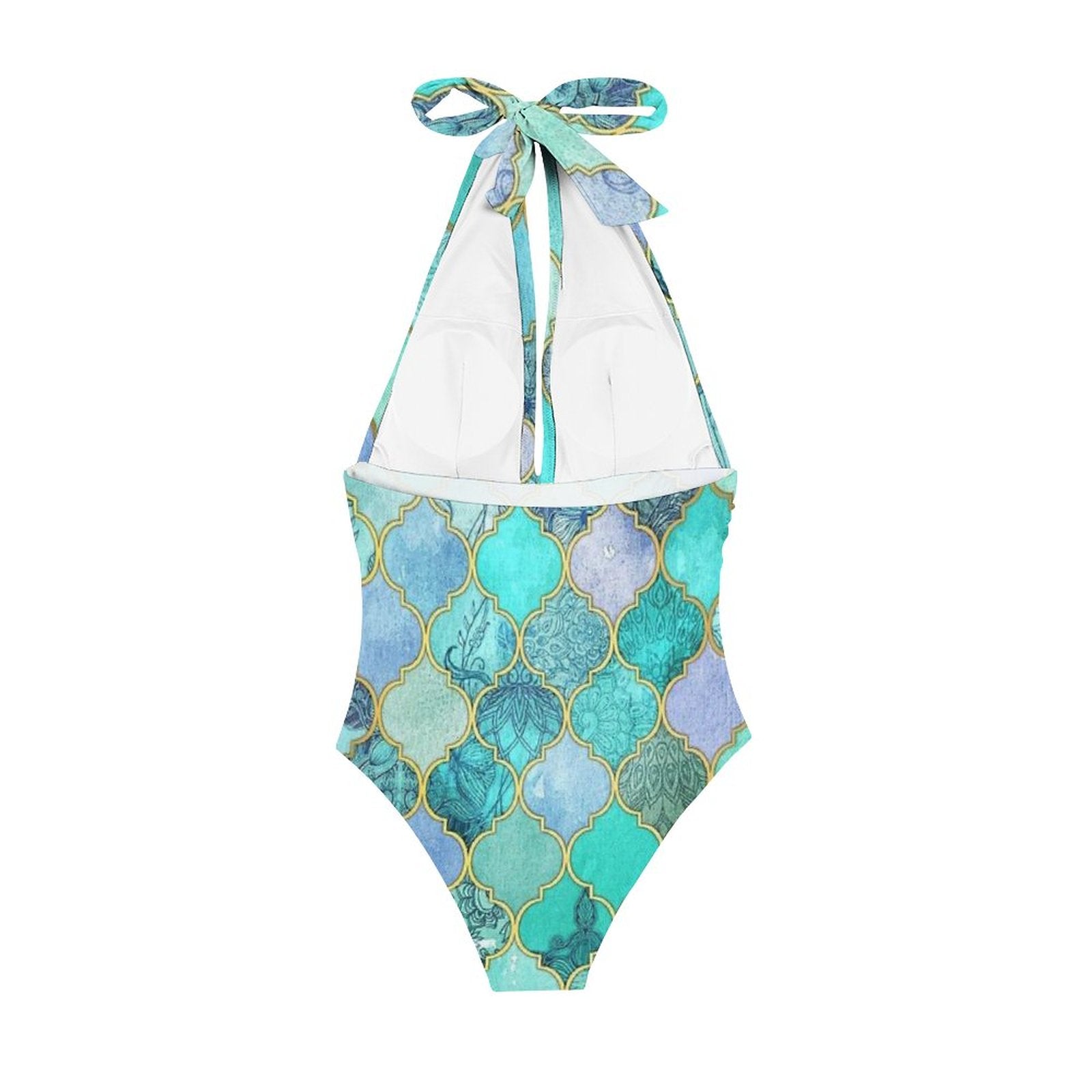 Casual Printed One Piece Swimsuit And Cover Up 2306102203