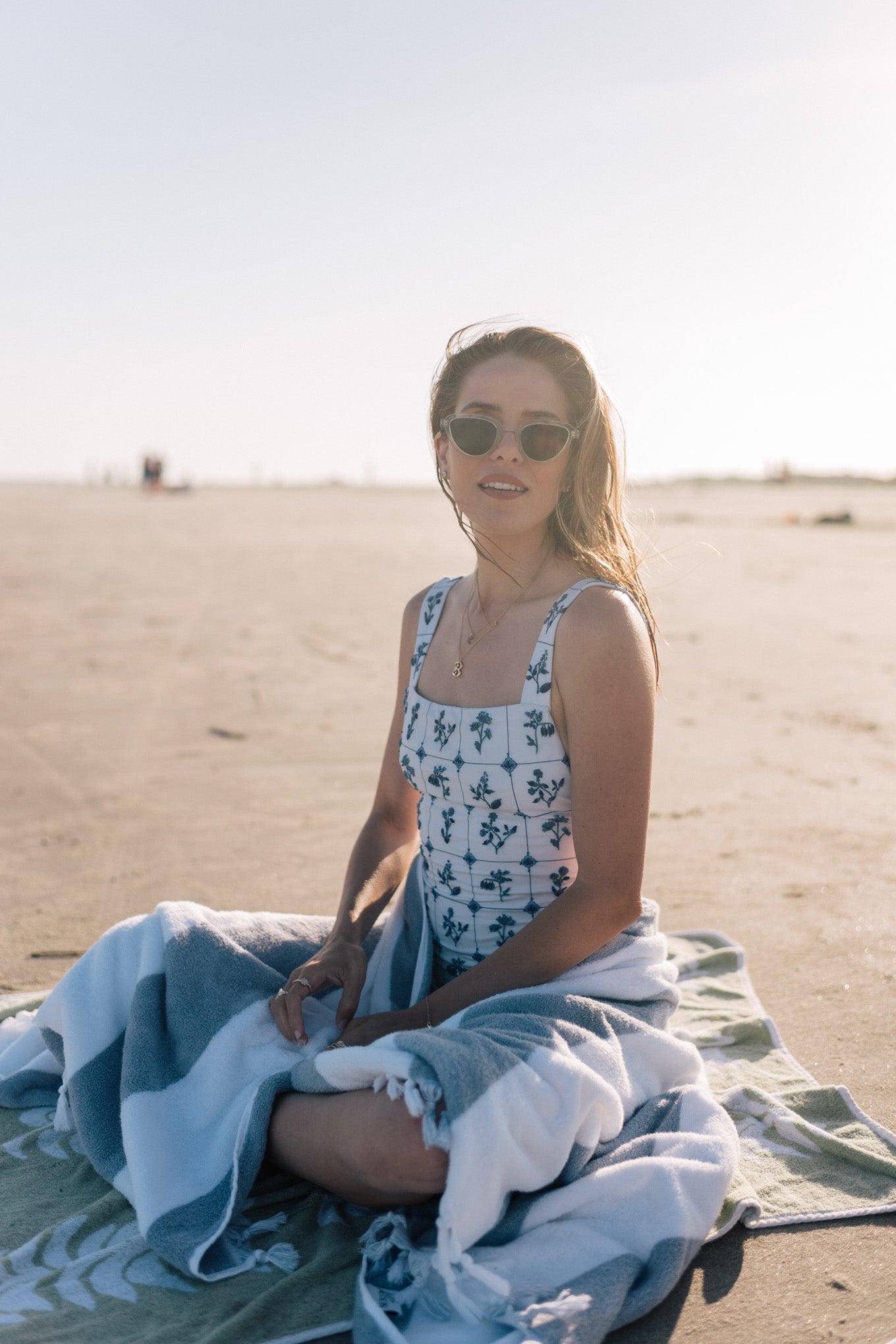 Fashion Printed One-Piece Swimsuit