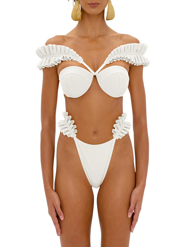 Fashion Sexy Ruffled Bikini