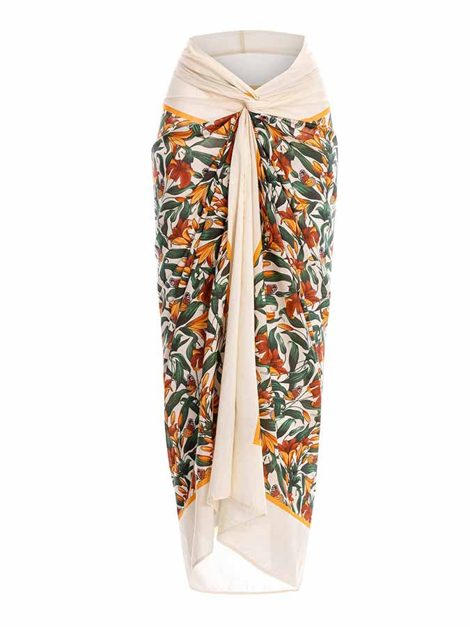 Vintage Floral Print Bikini Set