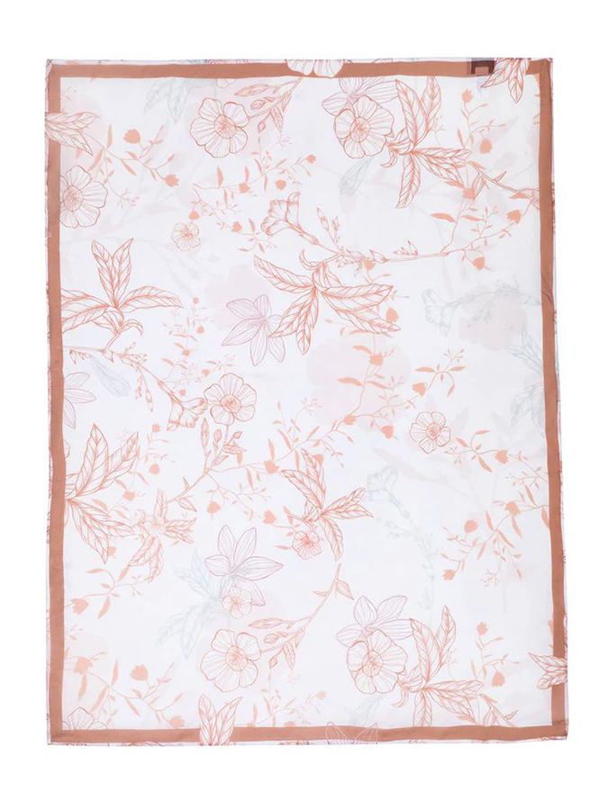 Floral print bikini swimsuit and cover up