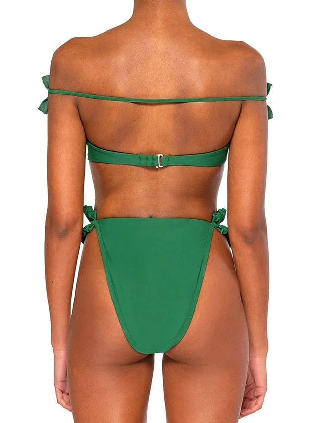 Fashion Sexy Ruffled Bikini