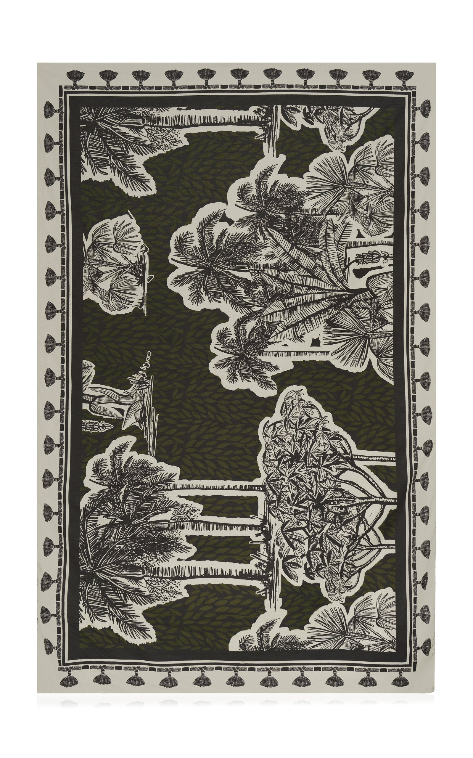 Vintage Print Beach Bikini Set