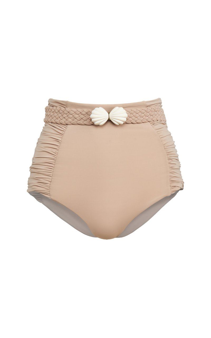 Fashiong High-Waist Reversible Bikini Briefs