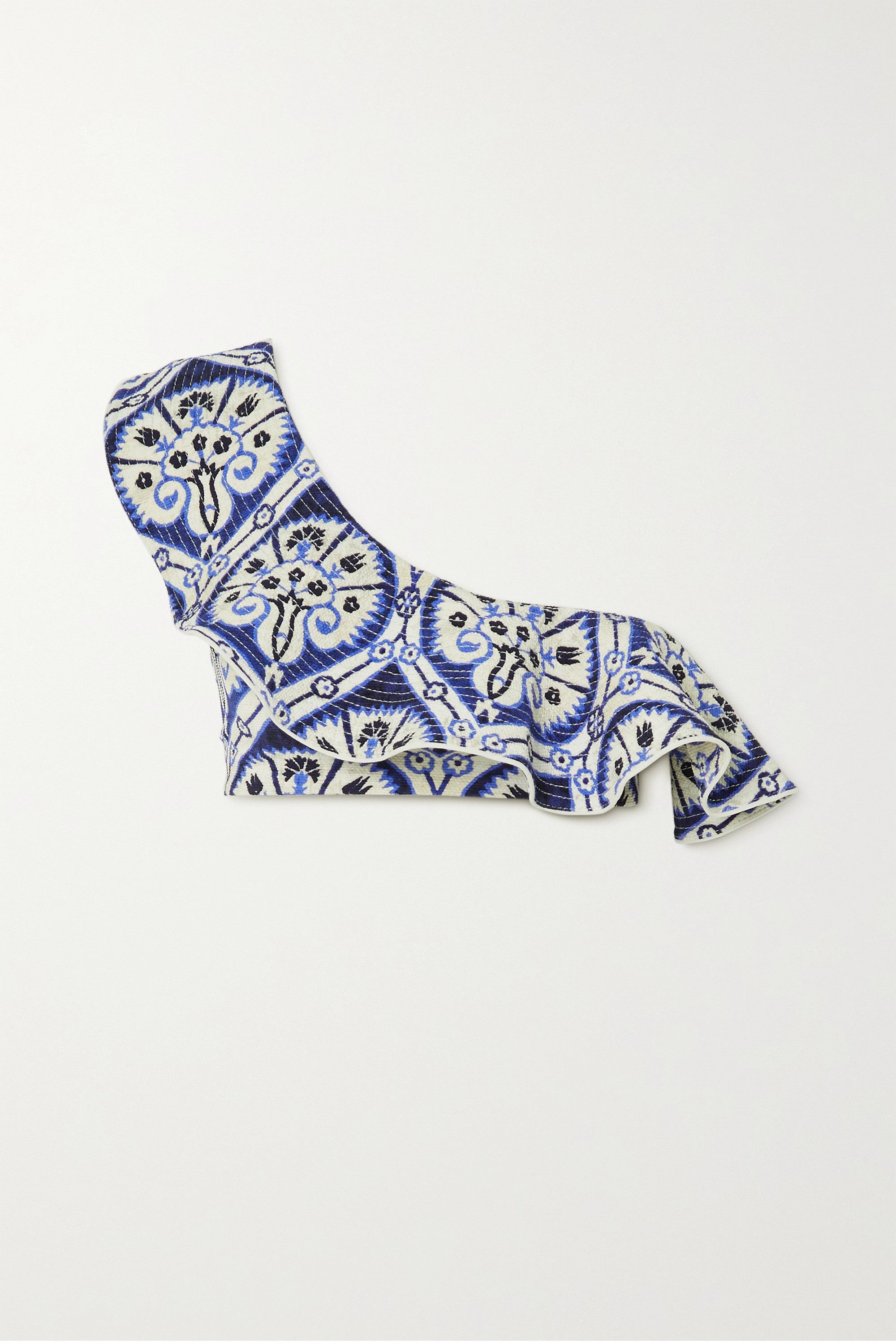 Fashion Ruched Printed Bikini