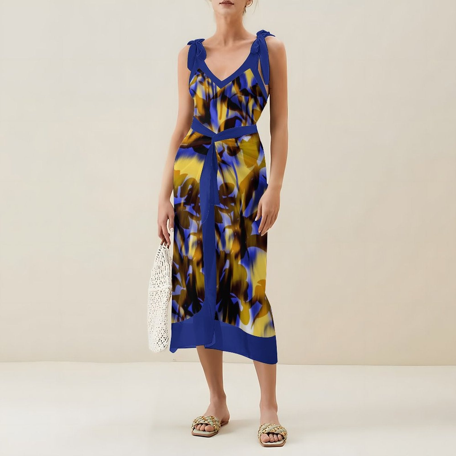 Casual Printed One-Piece Swimsuit And Cover Up 2305102504