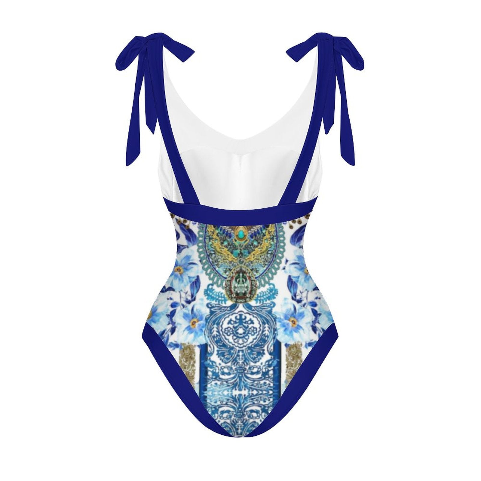 Casual Printed One Piece Swimsuit And Cover Up 2305104915