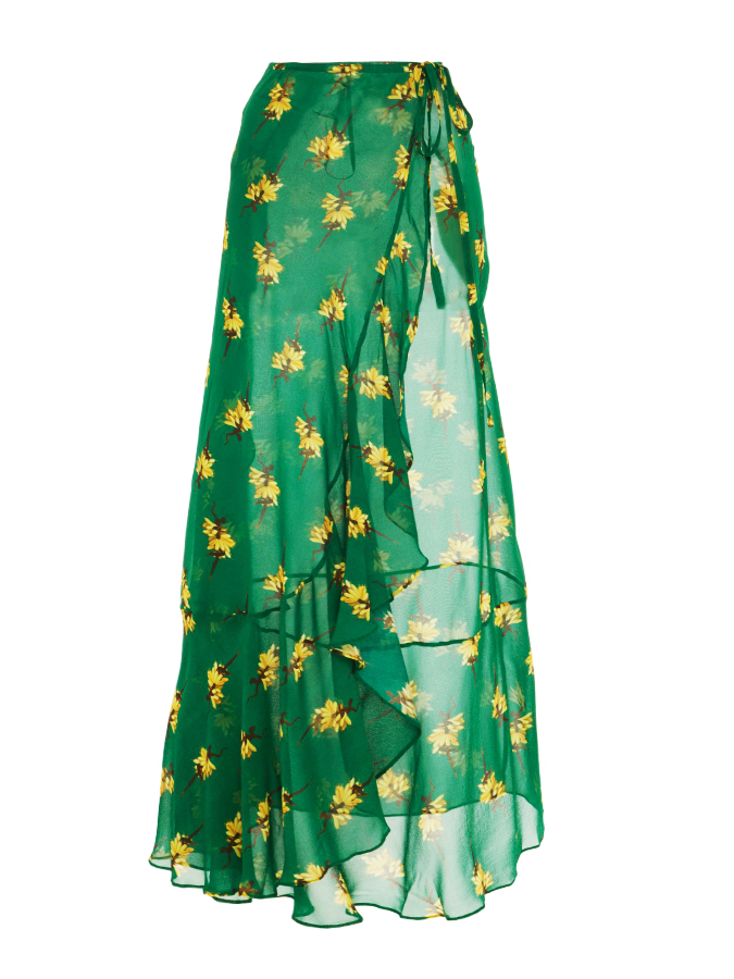 Cartoon Print One Piece Swimsuit and Cover Up