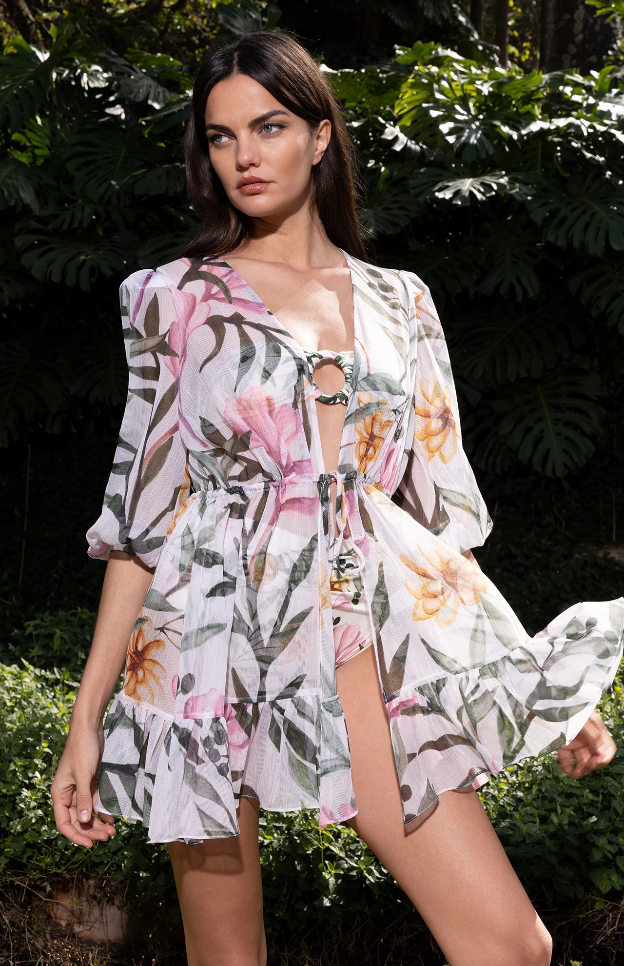 Jasmine Bustier Maxi Dress and Swimsuit