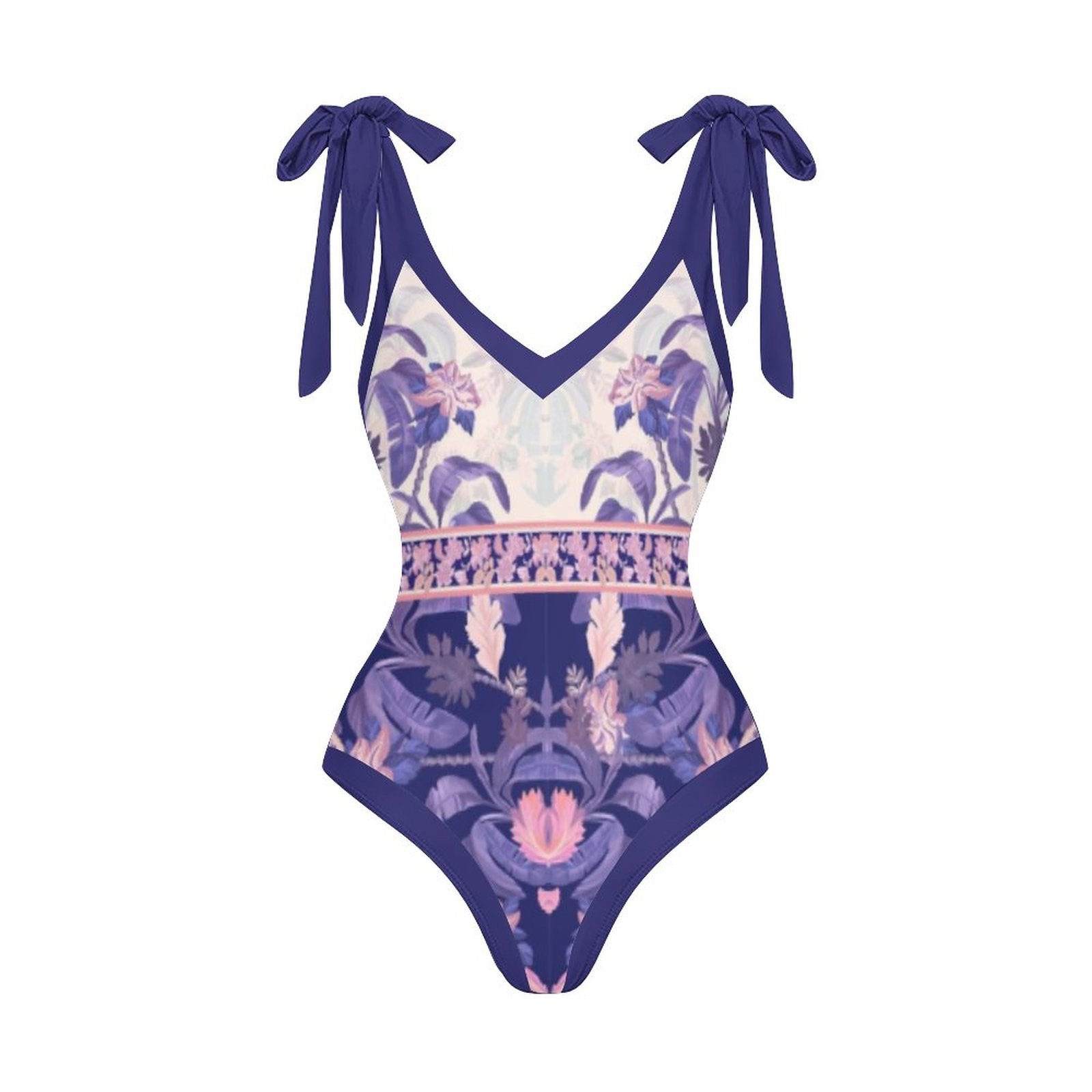 Casual Printed One Piece Swimsuit And Cover Up 2305105541