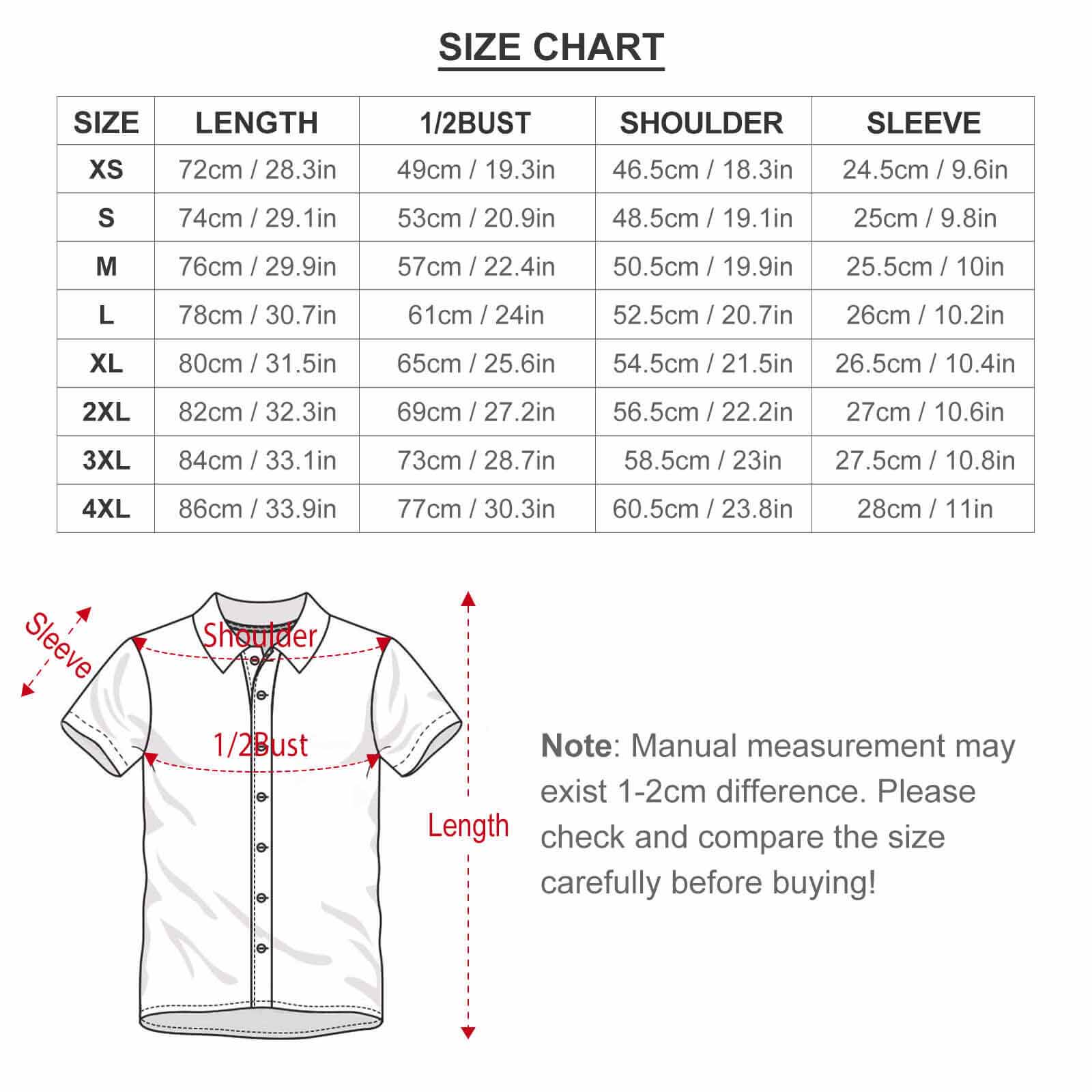 Men's Fashion Casual Printed Short Sleeve Shirts 2306101355