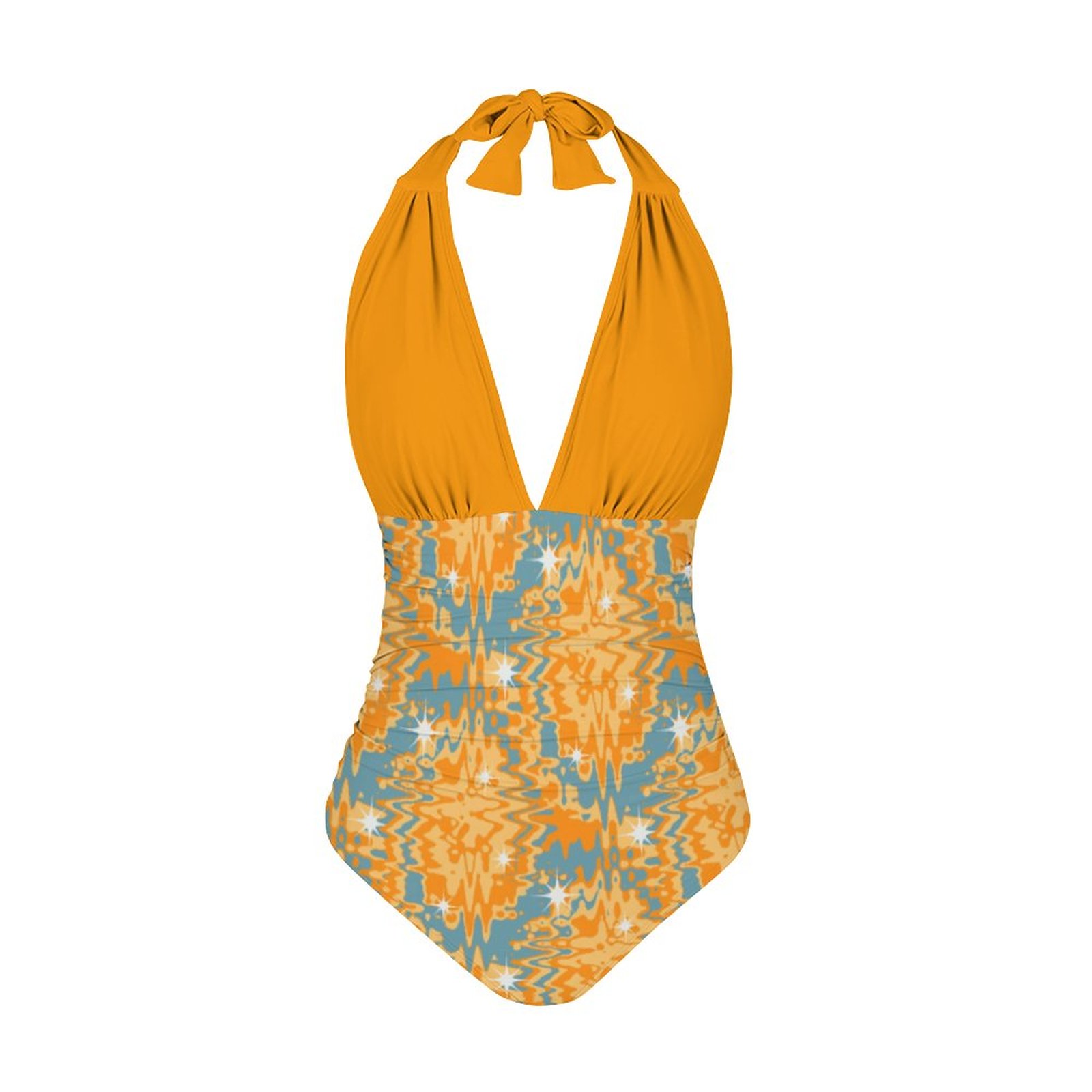 Casual Printed One Piece Swimsuit And Cover Up 2306102174