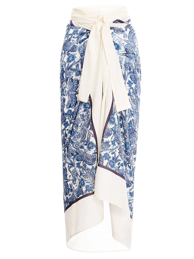 Deep V Print One Piece Swimsuit 