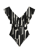 Only ruffle one piece