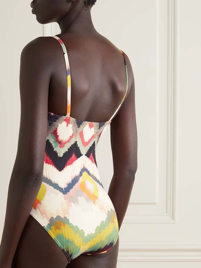 Colorful Print Fashion One Piece Swimsuit