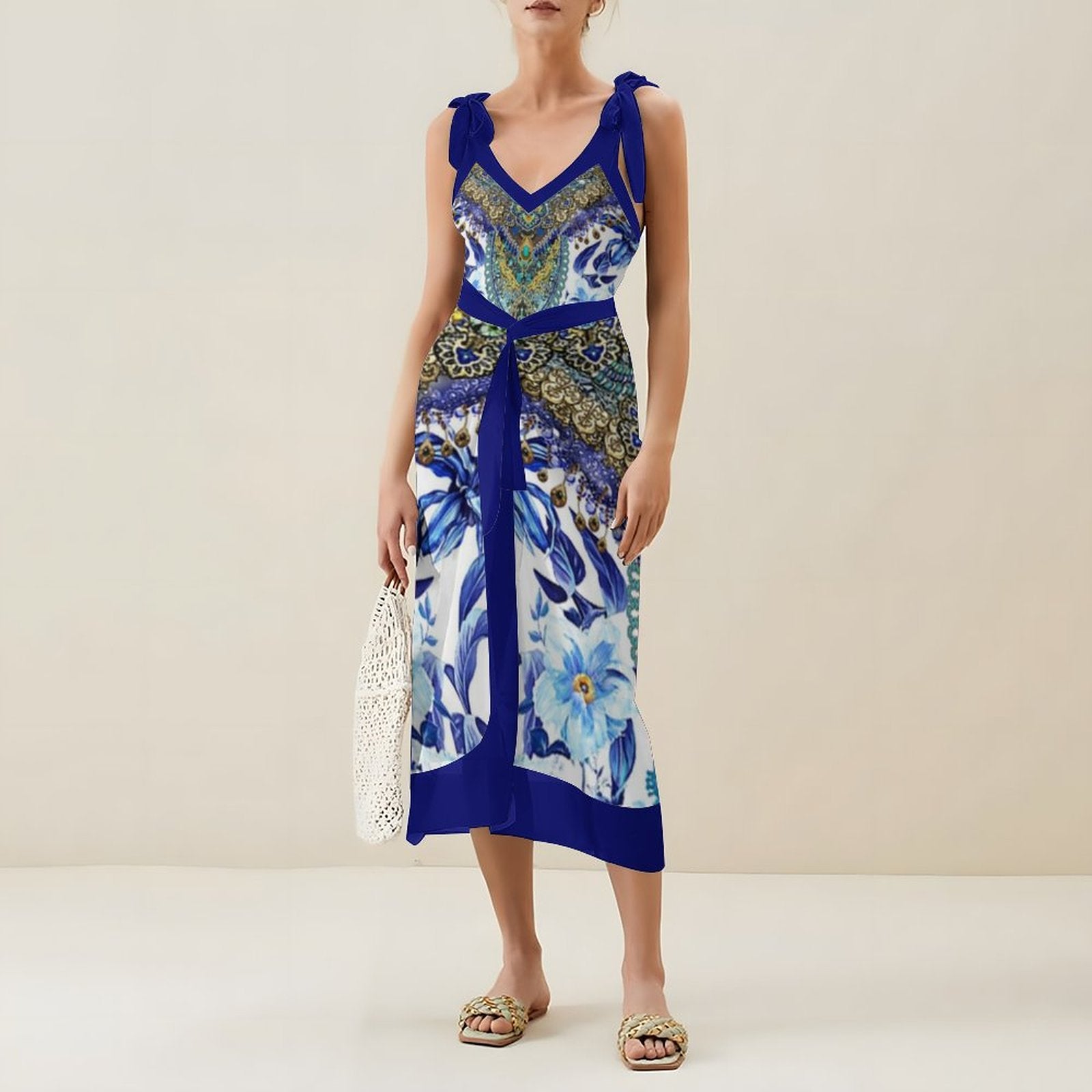 Casual Printed One Piece Swimsuit And Cover Up 2305104915