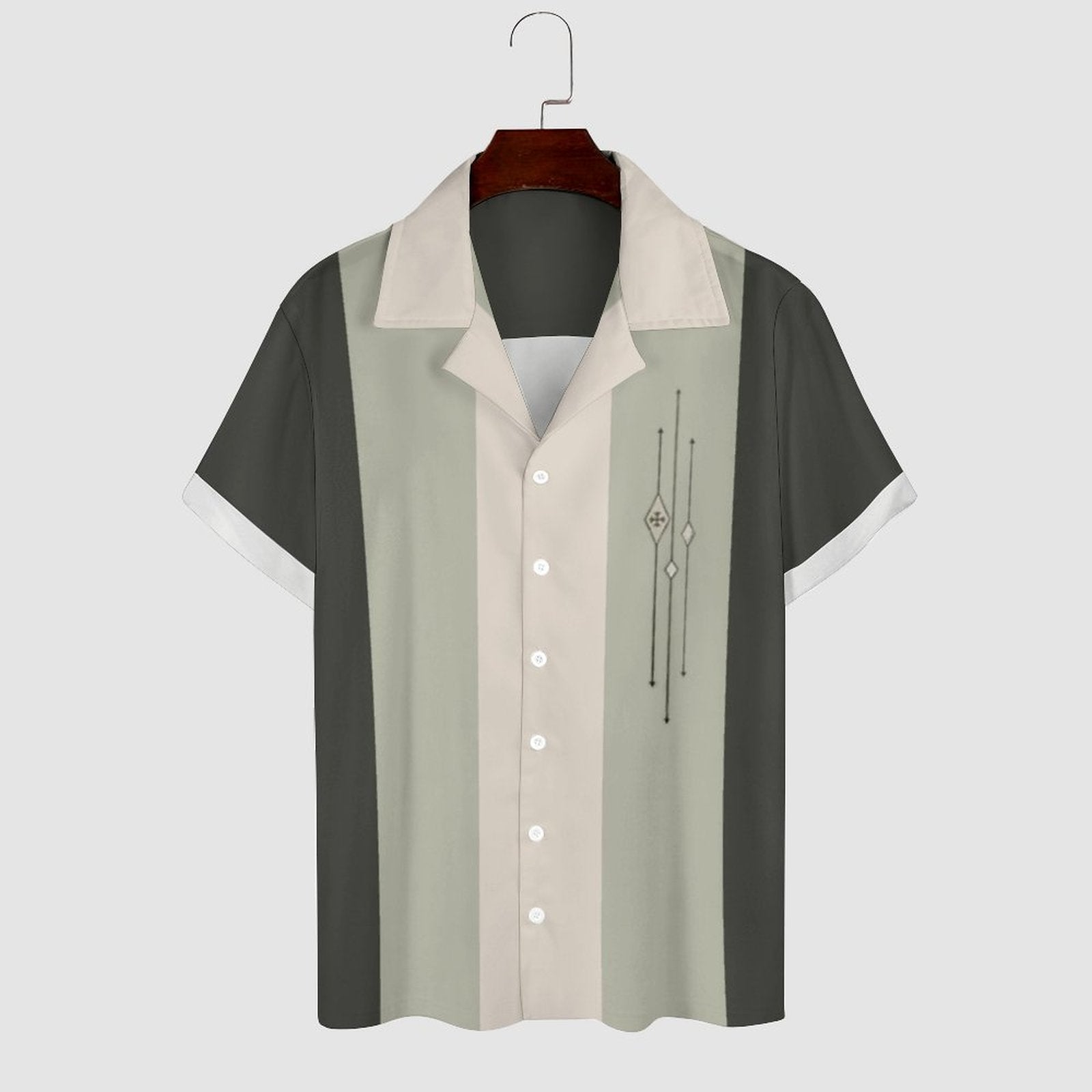 Men's Hawaiian Print Casual Shirt 2304104829