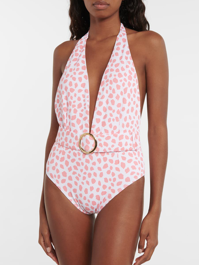 Geometric Print One Piece Swimsuits and Kimono