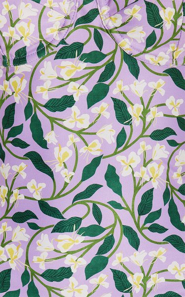 Fashion Floral One Piece Swimsuit Set