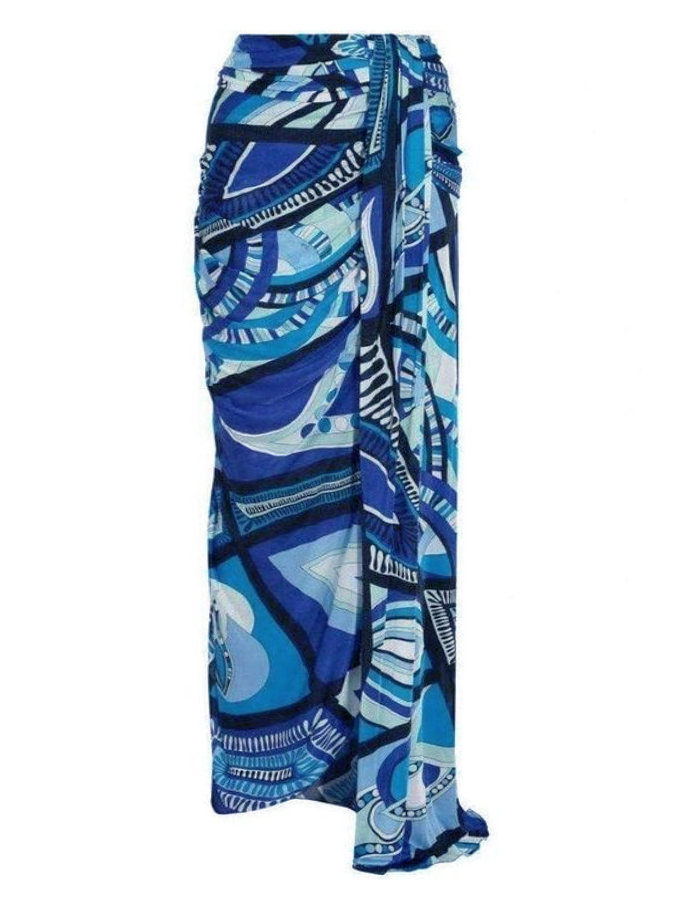 Botanical Print One Piece Swimsuits and Cover Up