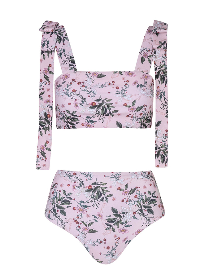 Floral Print Bikini and Cover Up