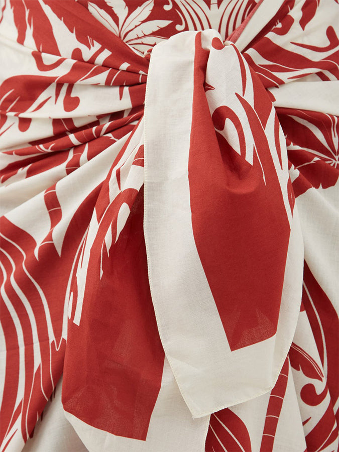 Vintage Fashion Print Beach Bikini Set